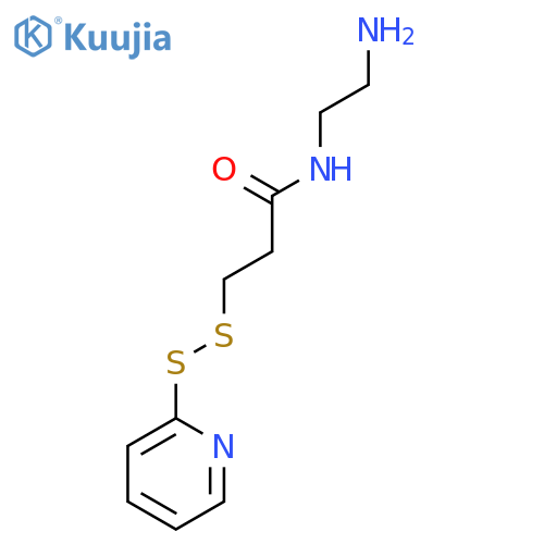 Propanamide, N-(2-aminoethyl)-3-(2-pyridinyldithio)- structure