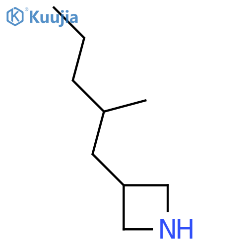 3-(2-methylpentyl)azetidine structure