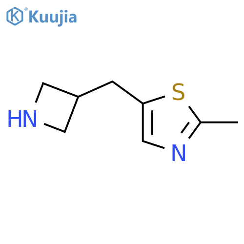 5-(azetidin-3-yl)methyl-2-methyl-1,3-thiazole structure