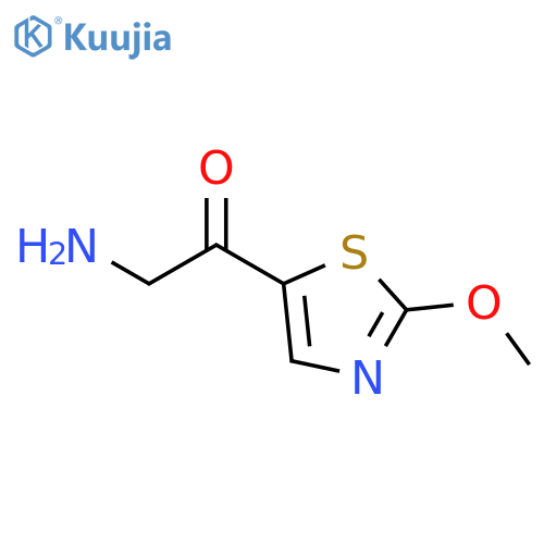 Ethanone, 2-amino-1-(2-methoxy-5-thiazolyl)- structure
