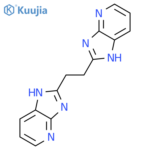 1H-Imidazo[4,5-b]pyridine, 2,2'-(1,2-ethanediyl)bis- structure