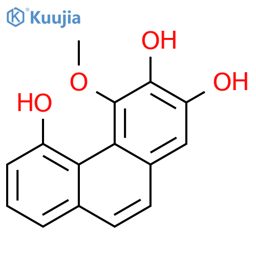 2,3,5-Phenanthrenetriol,4-methoxy- structure