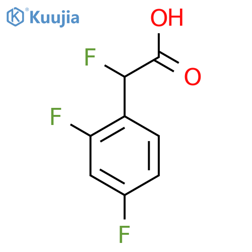 2-(2,4-Difluorophenyl)-2-fluoroacetic acid structure