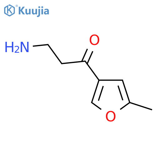 3-Amino-1-(5-methylfuran-3-yl)propan-1-one structure