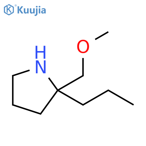 2-(methoxymethyl)-2-propylpyrrolidine structure