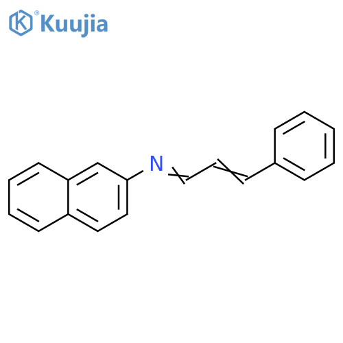 2-Naphthalenamine, N-(3-phenyl-2-propenylidene)- structure