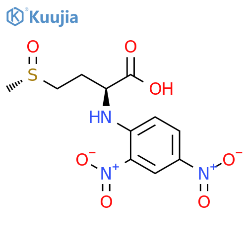 Butanoic acid, 2-[(2,4-dinitrophenyl)amino]-4-[(S)-methylsulfinyl]-, (2S)- structure