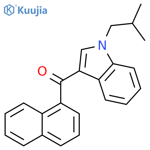 (1-isobutyl-1H-indol-3-yl)(naphthalen-1-yl)methanone structure