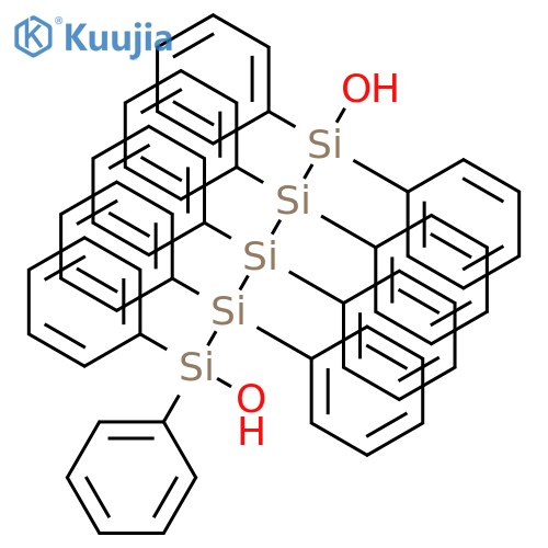 1,5-Pentasilanediol, 1,1,2,2,3,3,4,4,5,5-decaphenyl- structure