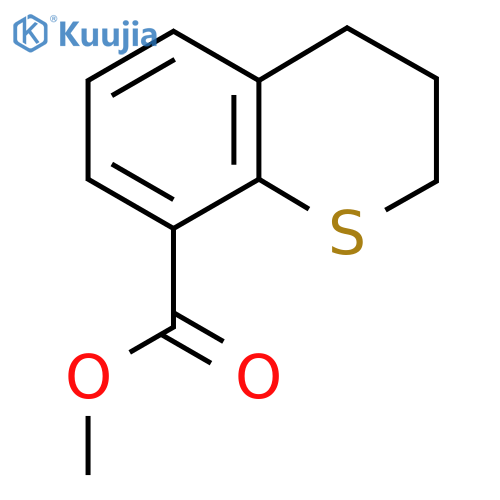 methyl 3,4-dihydro-2H-1-benzothiopyran-8-carboxylate structure