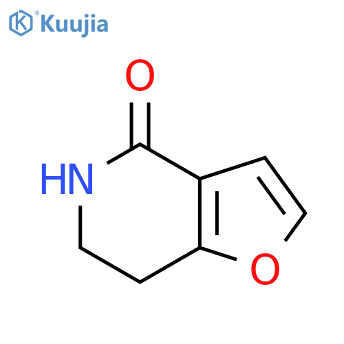 4H,5H,6H,7H-furo[3,2-c]pyridin-4-one structure