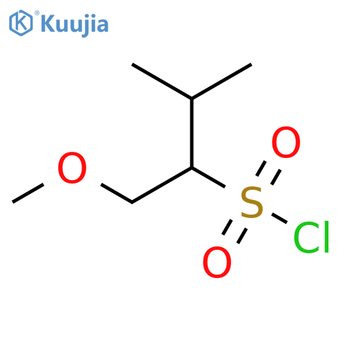 2-Butanesulfonyl chloride, 1-methoxy-3-methyl- structure