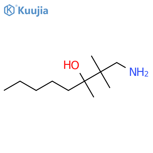 1-Amino-2,2,3-trimethyloctan-3-ol structure