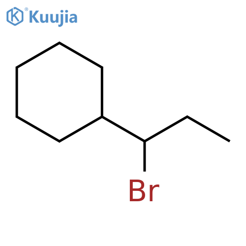 (1-bromopropyl)cyclohexane structure