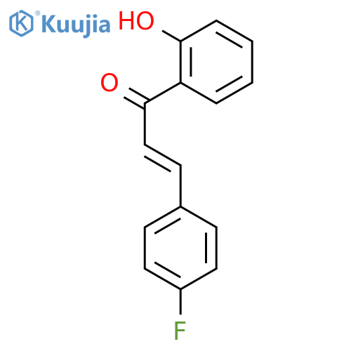 2-Propen-1-one, 3-(4-fluorophenyl)-1-(2-hydroxyphenyl)-, (2E)- structure