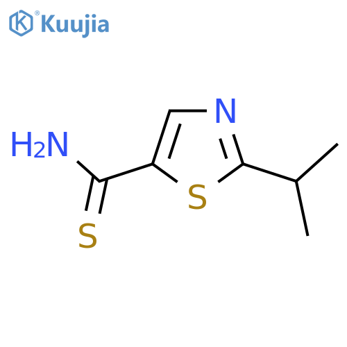 2-(propan-2-yl)-1,3-thiazole-5-carbothioamide structure