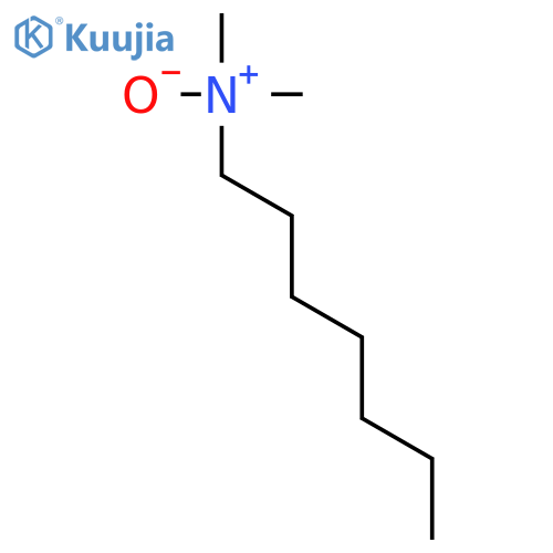 1-Heptanamine,N,N-dimethyl-, N-oxide structure