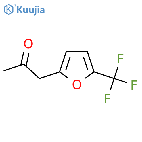 1-5-(trifluoromethyl)furan-2-ylpropan-2-one structure