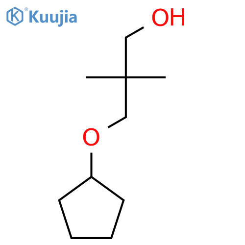 3-(Cyclopentyloxy)-2,2-dimethylpropan-1-ol structure