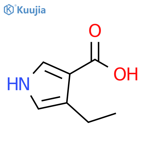 4-ETHYL-1H-PYRROLE-3-CARBOXYLIC ACID structure