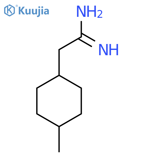 2-(4-methylcyclohexyl)ethanimidamide structure