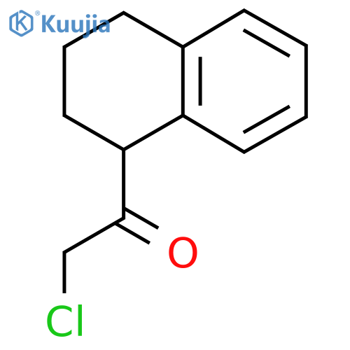 2-chloro-1-(1,2,3,4-tetrahydronaphthalen-1-yl)ethan-1-one structure