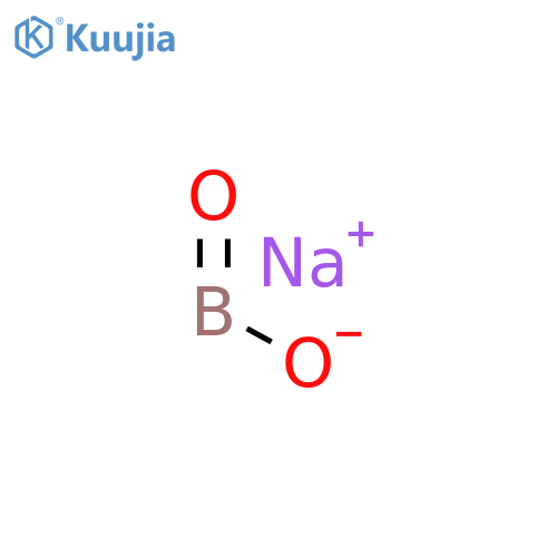 Sodium metaborate hydrate structure