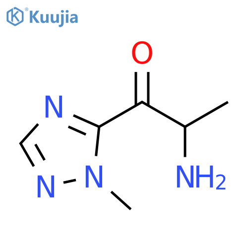 1-Propanone, 2-amino-1-(1-methyl-1H-1,2,4-triazol-5-yl)- structure