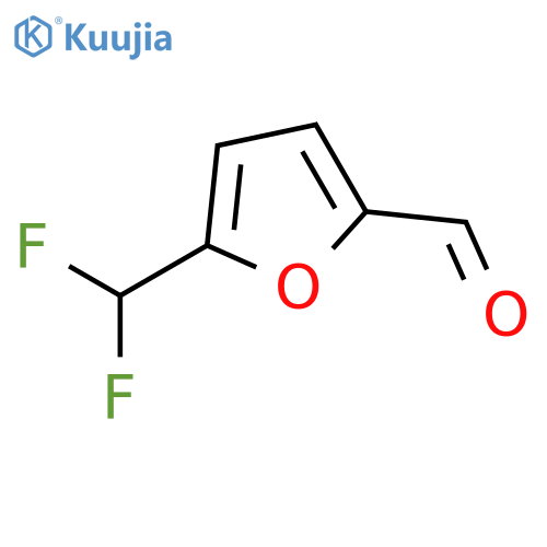 2-Furancarboxaldehyde,5-(difluoromethyl)- structure