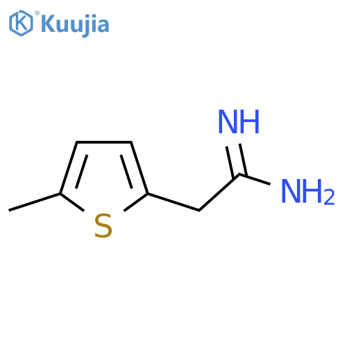 2-(5-methylthiophen-2-yl)ethanimidamide structure