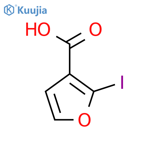 2-iodofuran-3-carboxylic acid structure
