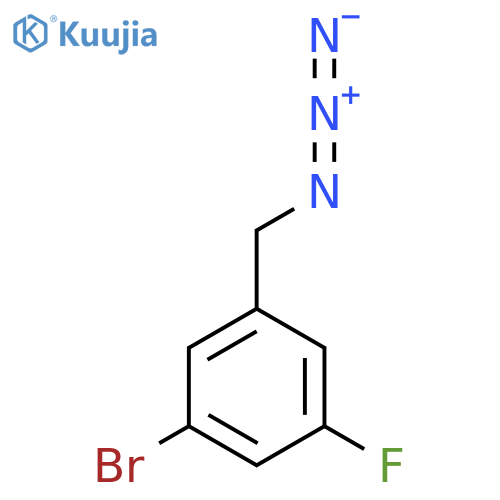 1-(Azidomethyl)-3-bromo-5-fluorobenzene structure