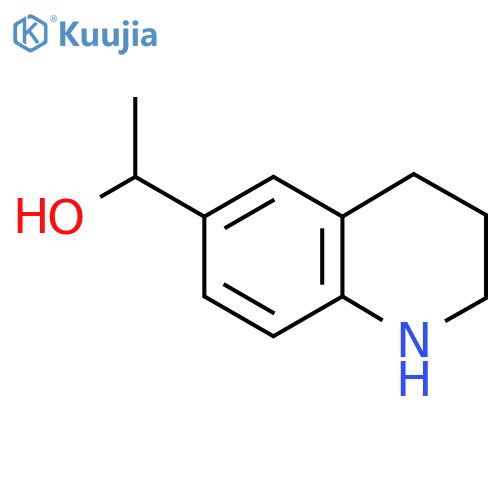 1-(1,2,3,4-tetrahydroquinolin-6-yl)ethanol structure
