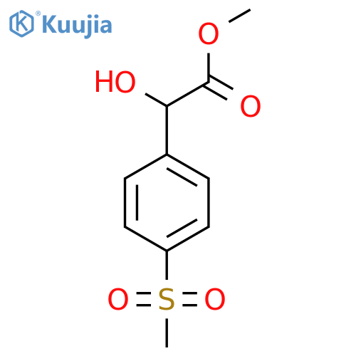 methyl 2-hydroxy-2-(4-methanesulfonylphenyl)acetate structure