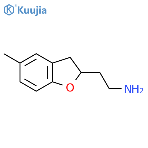2-(5-Methyl-2,3-dihydro-1-benzofuran-2-yl)ethan-1-amine structure