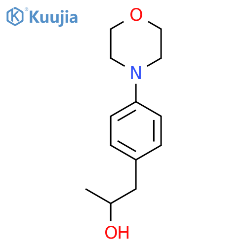 1-4-(morpholin-4-yl)phenylpropan-2-ol structure