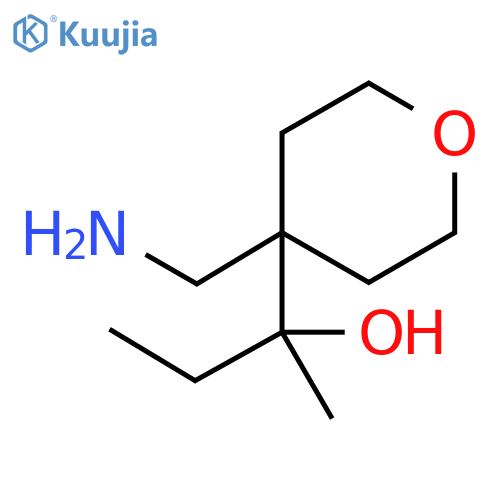 2H-Pyran-4-methanol, 4-(aminomethyl)-α-ethyltetrahydro-α-methyl- structure