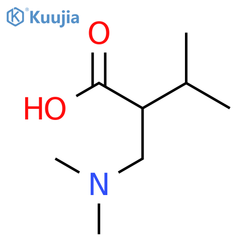 2-((Dimethylamino)methyl)-3-methylbutanoic acid structure