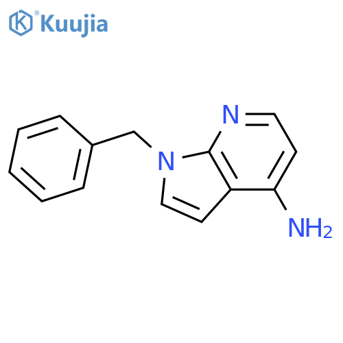 1-(Phenylmethyl)-1H-pyrrolo2,3-bpyridin-4-amine structure