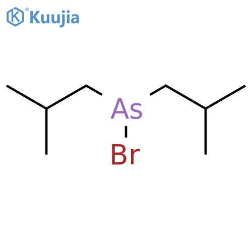 Arsinous bromide, bis(2-methylpropyl)- structure