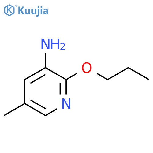 5-Methyl-2-propoxypyridin-3-amine structure