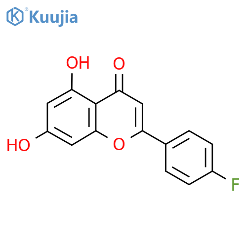 2-(4-Fluorophenyl)-5,7-dihydroxy-4H-chromen-4-one structure