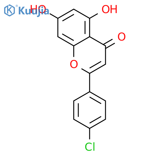 2-(4-Chlorophenyl)-5,7-dihydroxy-4H-chromen-4-one structure