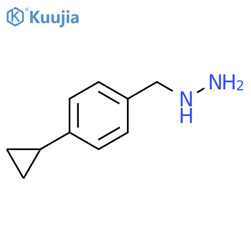(4-cyclopropylphenyl)methylhydrazine structure