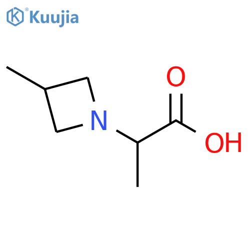2-(3-methylazetidin-1-yl)propanoic acid structure