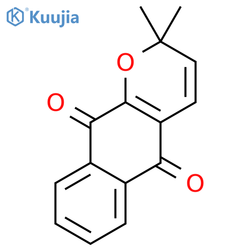 2H-Naphtho[2,3-b]pyran-5,10-dione,2,2-dimethyl- structure
