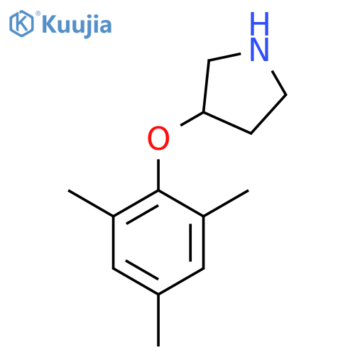 3-(2,4,6-trimethylphenoxy)pyrrolidine structure