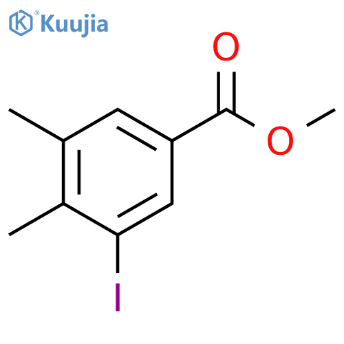 methyl 3-iodo-4,5-dimethylbenzoate structure