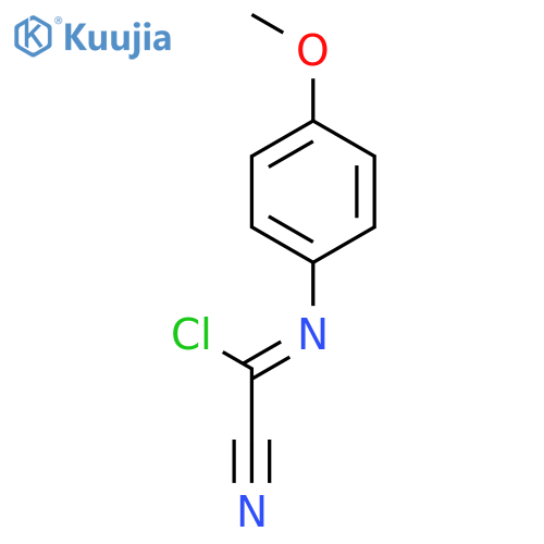 Carbonocyanidimidic chloride, (4-methoxyphenyl)- structure