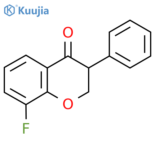 8-Fluoro-3-phenylchroman-4-one structure